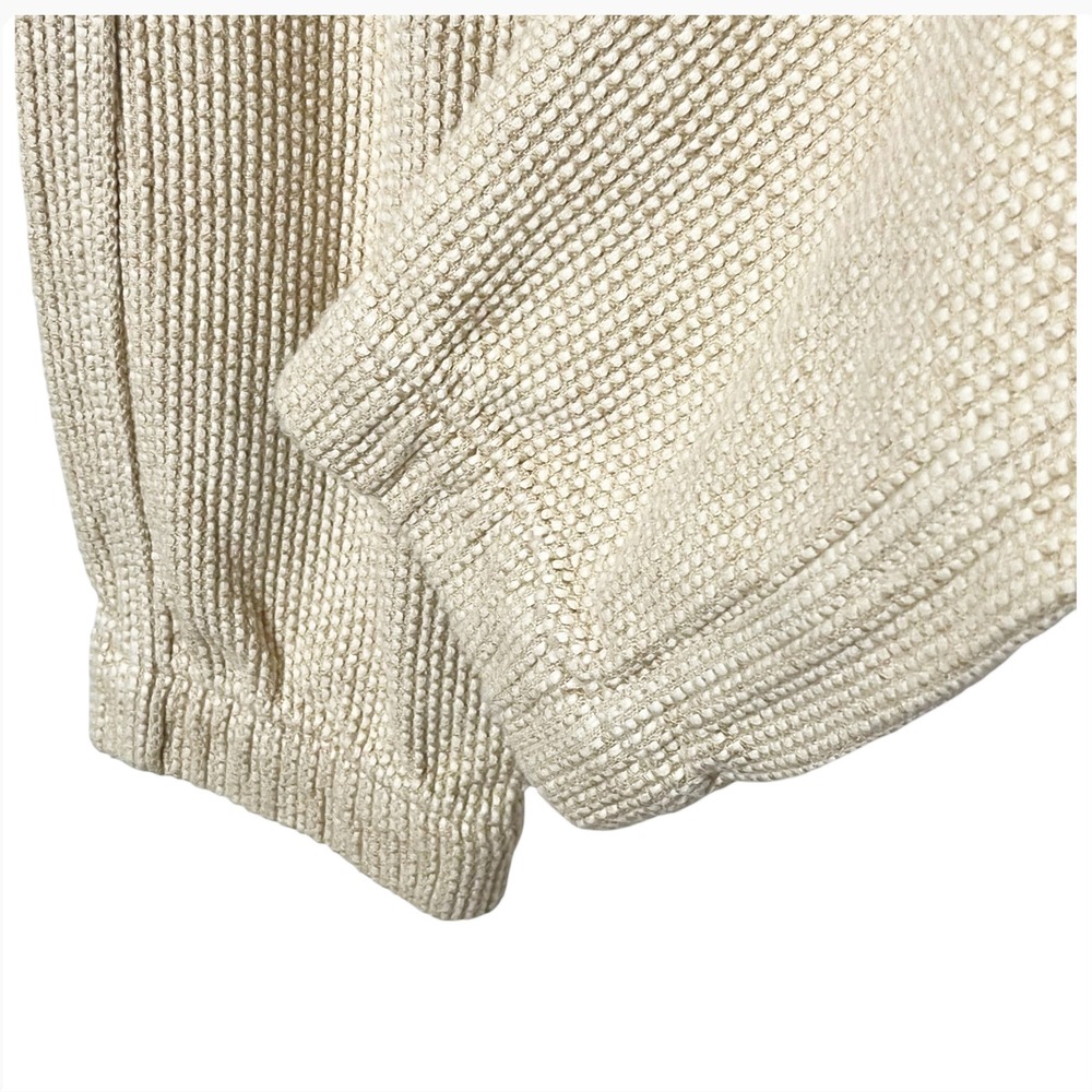 Taylor Stitch The Apres Pant Natural Sashiko Men Small Organic Cotton Joggers - Picture 6 of 11